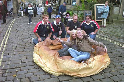 Giant Yorkshire Pudding at Haworth